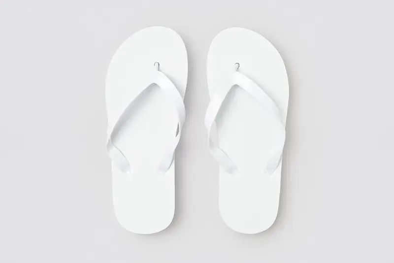 Playa Sandal, bianco, suola EVA 9mm, misura 26,5cm (40) | ciabatte wellness