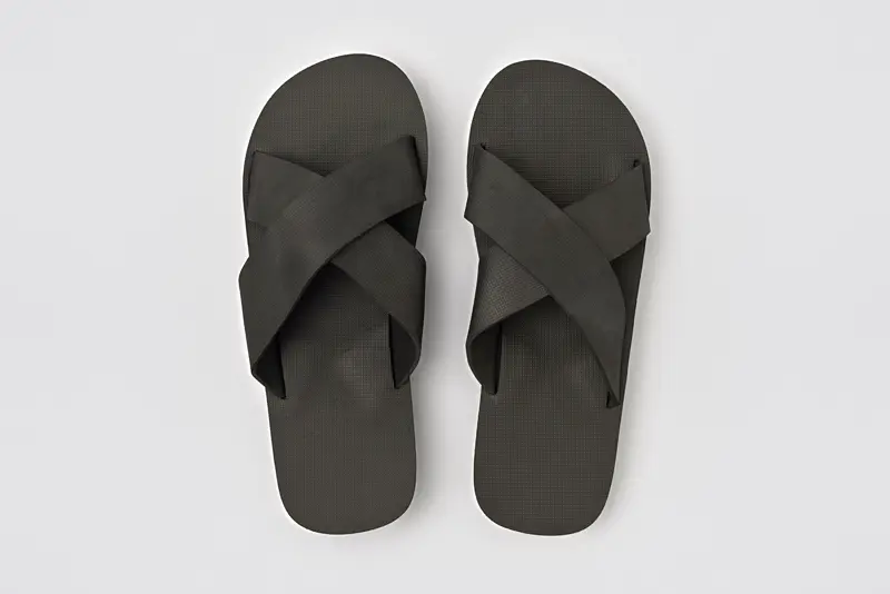 Cross wellness, schwarz, Größe 28,6cm | Hotelslipper