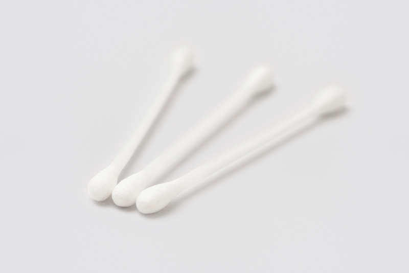 3pcs cotton tips with paper stick