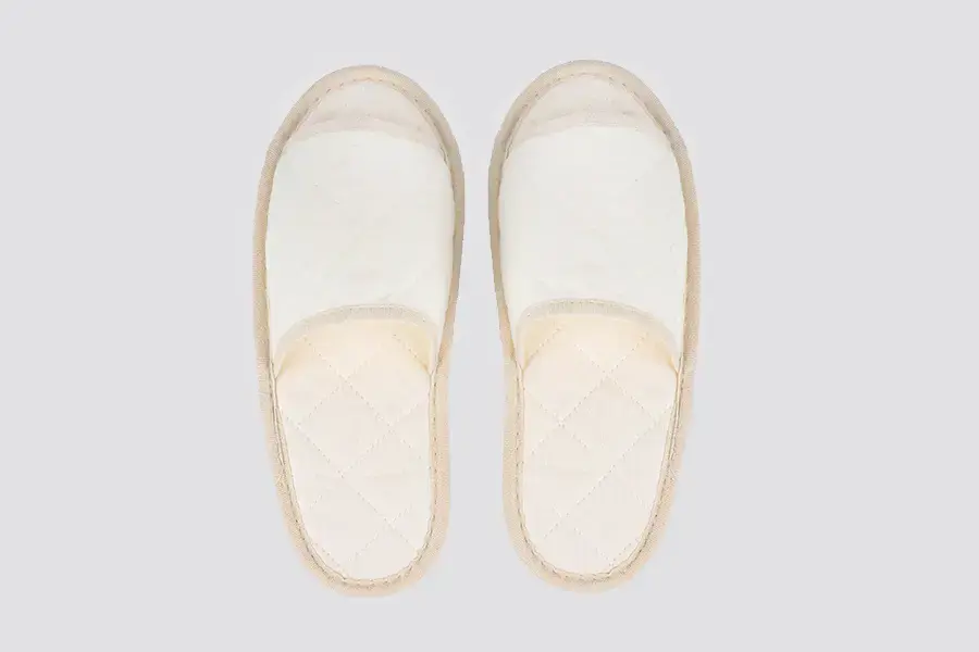 Pinar, punta abierta, longitud 28,5cm, suela de caña de azúcar | zapatilla de hotel
