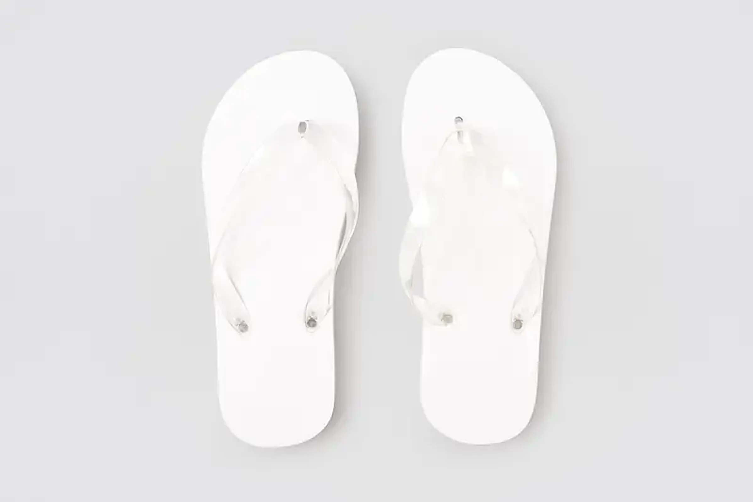 Beach Sandal, weiss, 15mm PE, Größe 26,6cm (40) | Wellness-Slipper