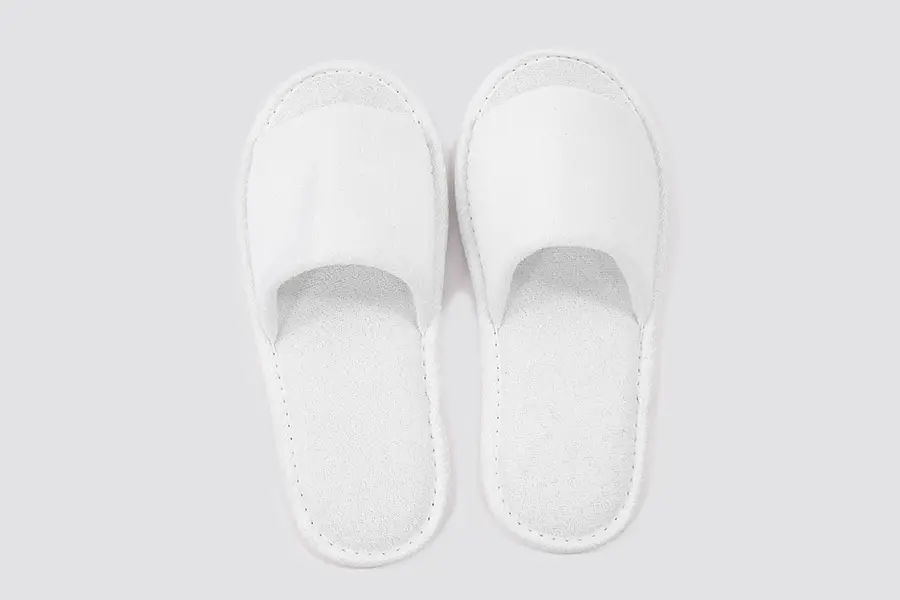 C-Paris punta abierta, longitud 28,2cm | zapatilla de hotel
