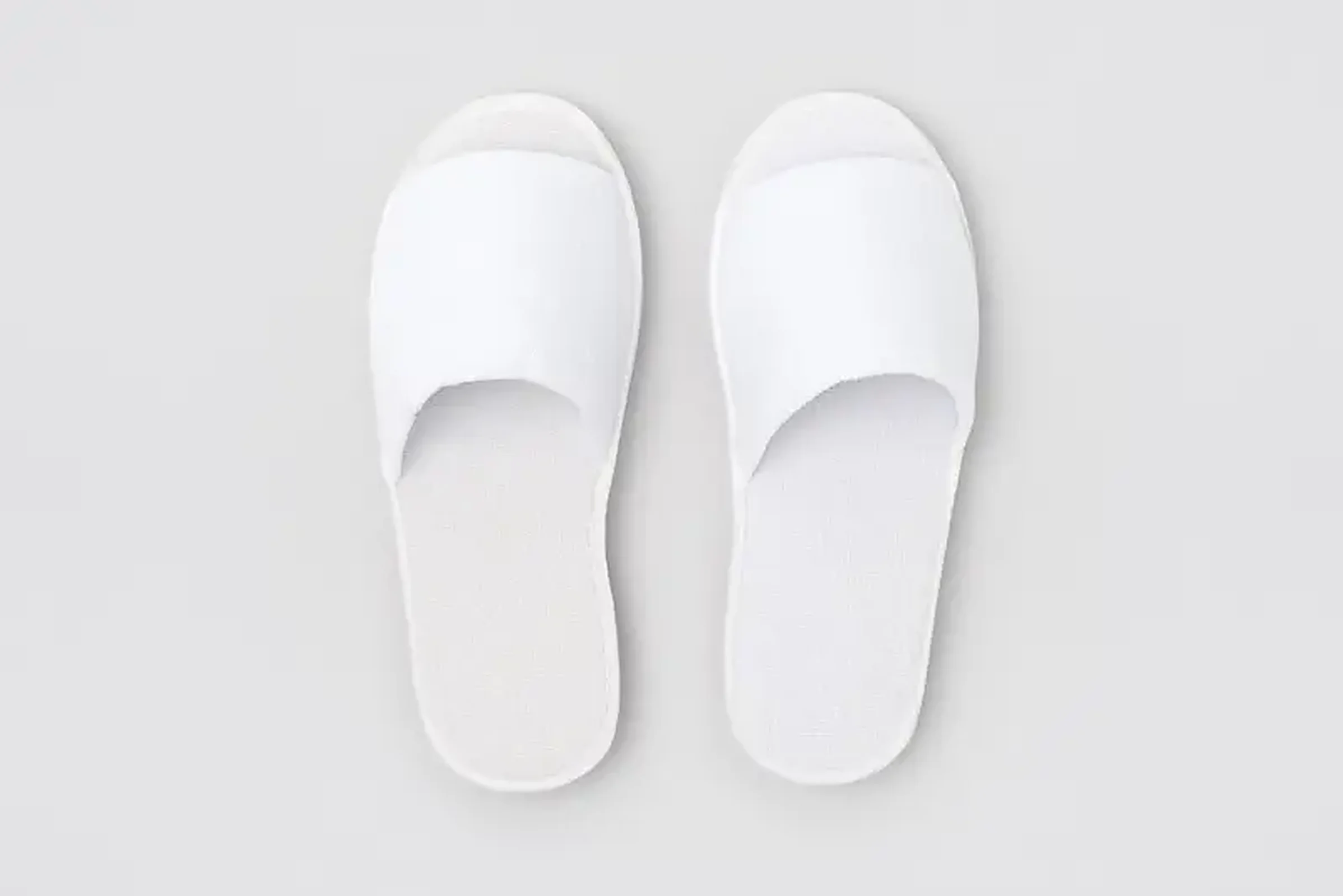 P-Florence, aperta, colore bianco, misura 28,2cm | pantofola per hotel
