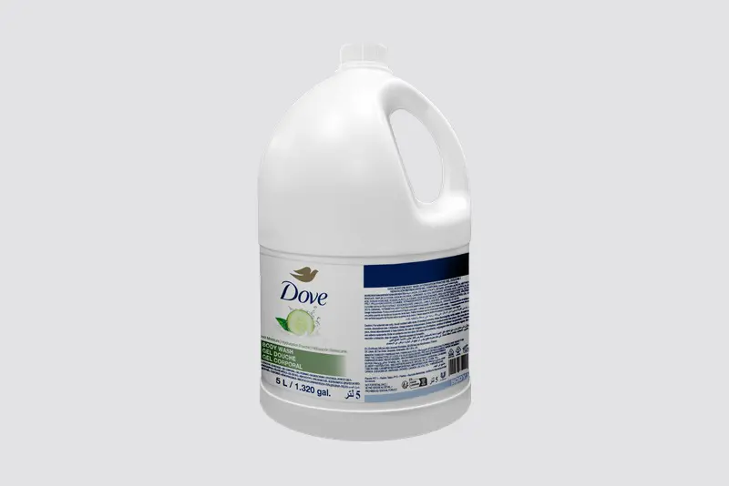 Dove Professional Cool Moisture – Bidon de recharge 5 L, Gel douche