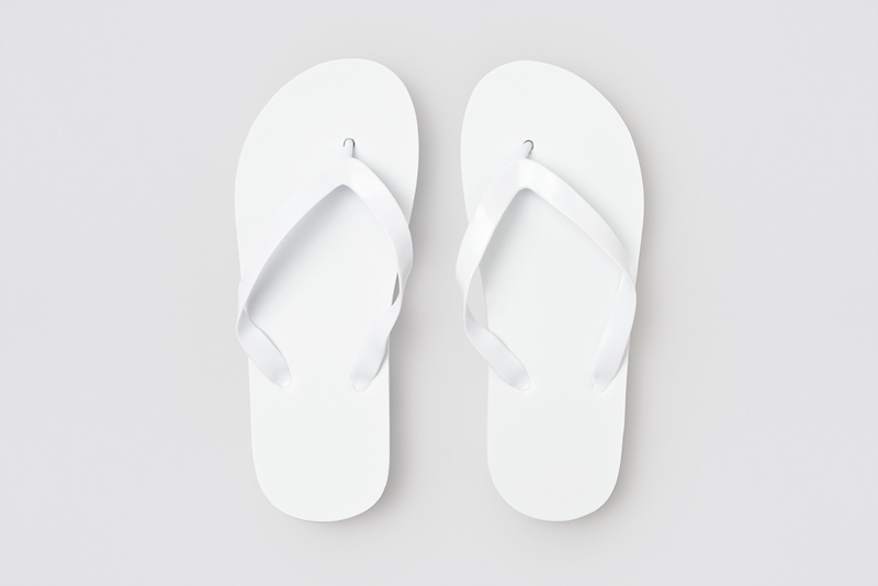 Chancleta Playa Sandal, suela EVA de 9 mm, blanco, 28,5cm