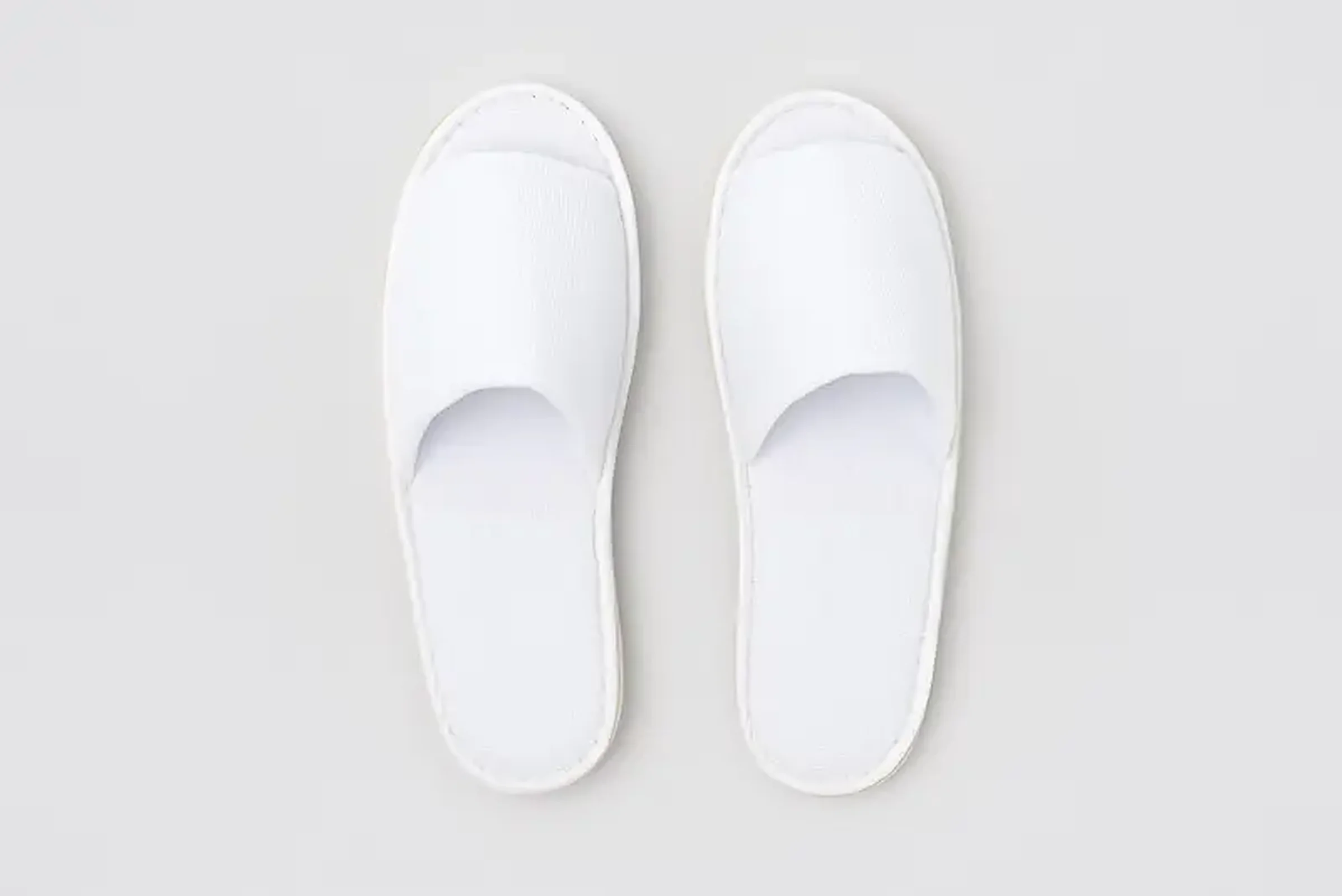 P-Superior aperta, bianca, 28,5cm | pantofola per hotel
