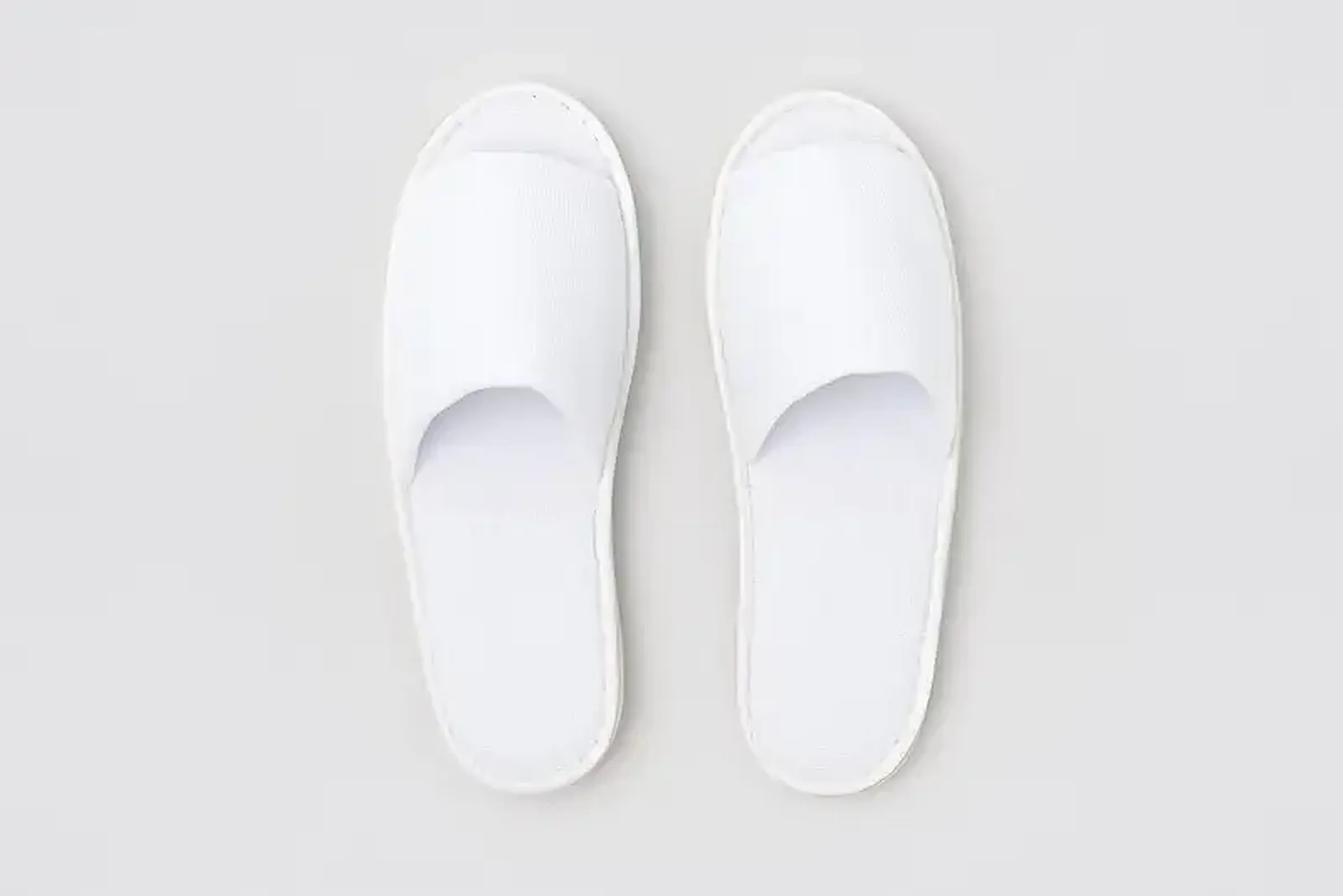 P-Superior aperta, bianca, 28,5cm | pantofola per hotel
