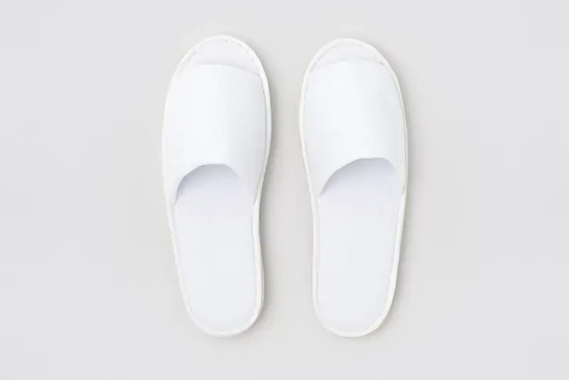 P-Superior offen, weiß, 28,5cm | Hotelslipper