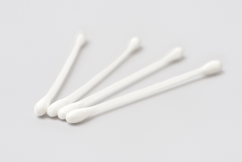 4pcs cotton tips with paper stick