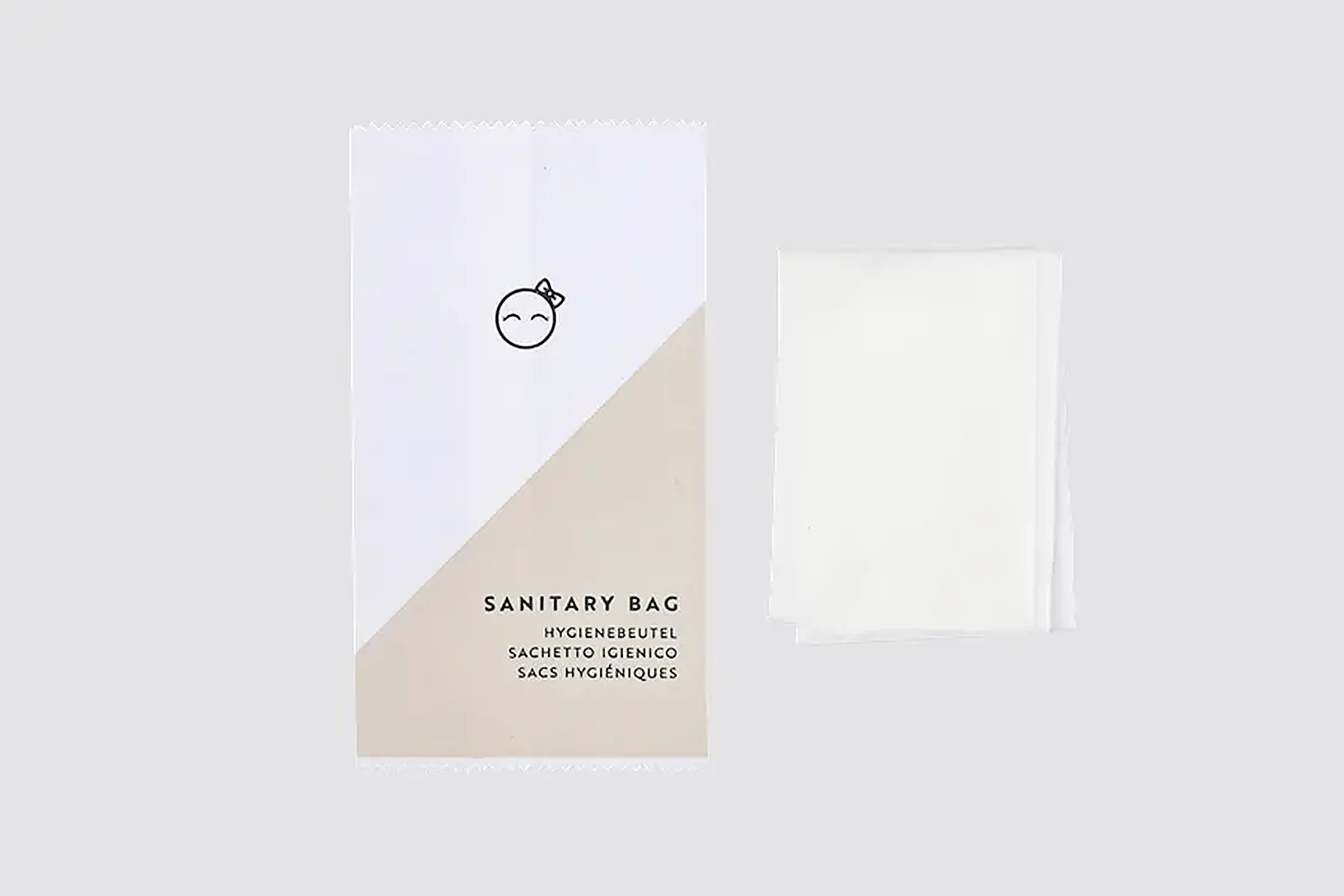 Elegant Amenities PLA Hygienebeutel in Papiersachet