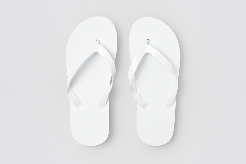 Bali Sandal 10mm. EVA in weiß, Größe 28.5cm (43)