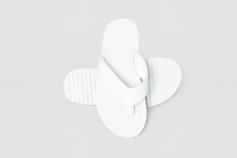 Pool Sandal, blanche, longueur 22cm