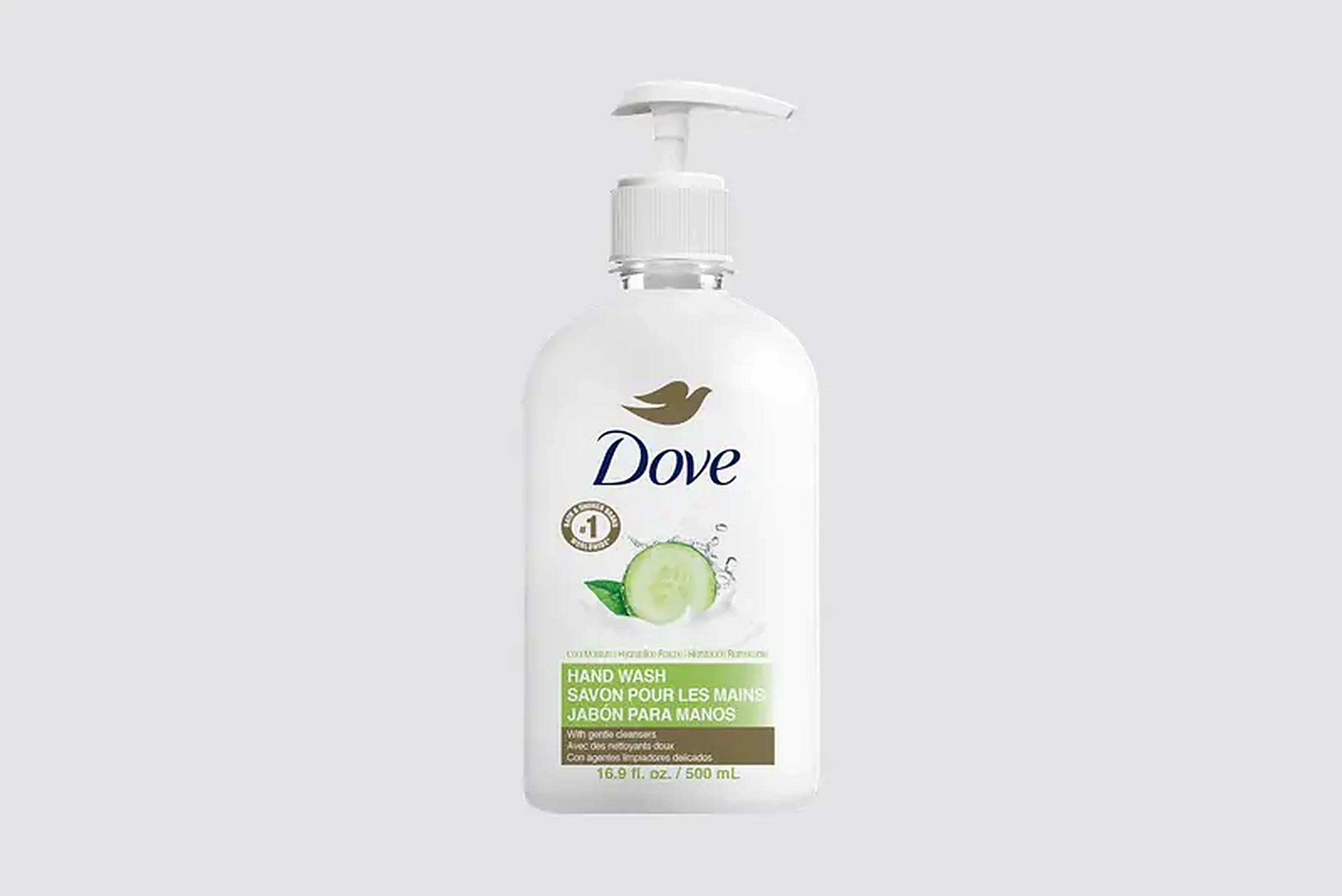 Dove Professional Cool Moisture – Dispenser 500 ml, Sapone liquido per le mani, con dosatore a pompa