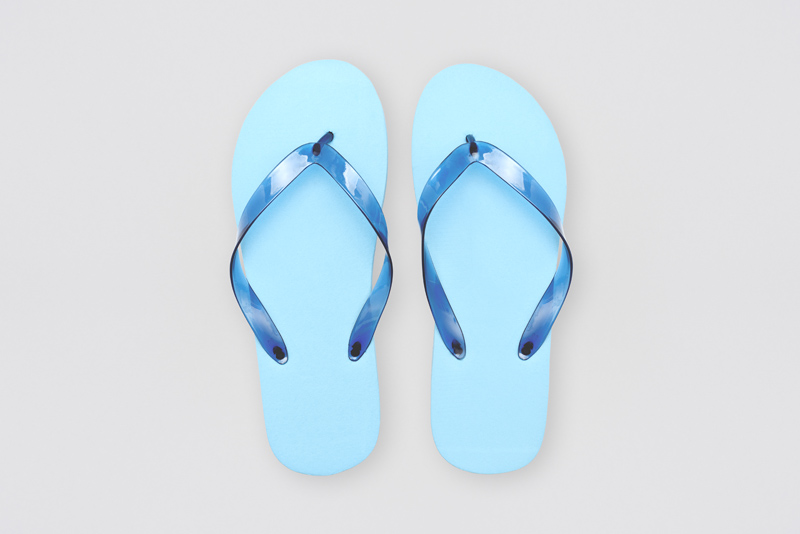 Beach Sandal PE, blue P.298C, 15mm PE, size 26cm (39)