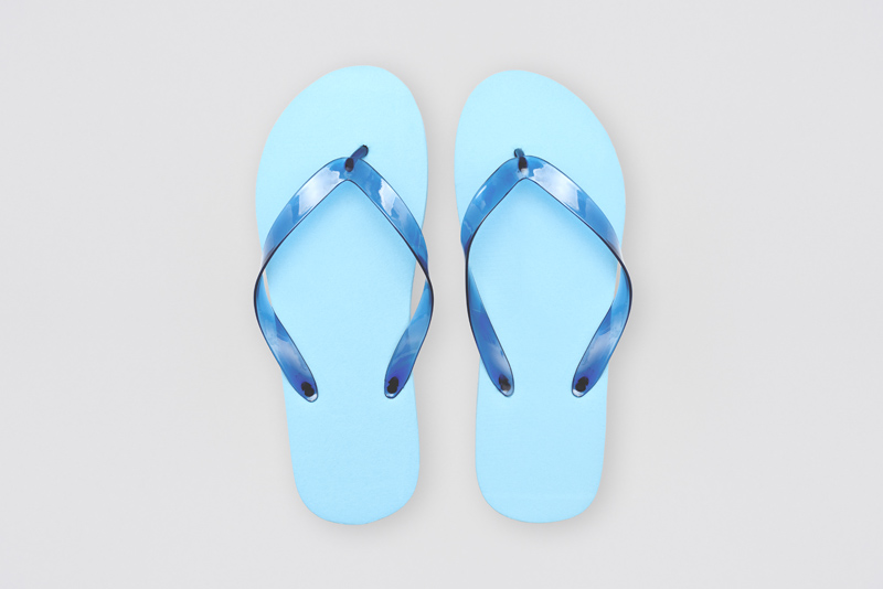 Beach Sandal blau P.298C, 15mm PE, Größe 26cm (39)