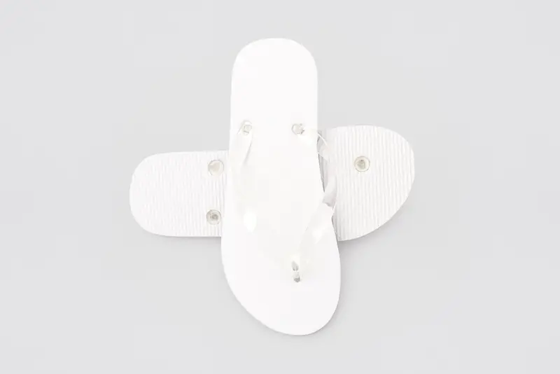Beach Sandal, white, 15mm PE, size 26,6cm (40)