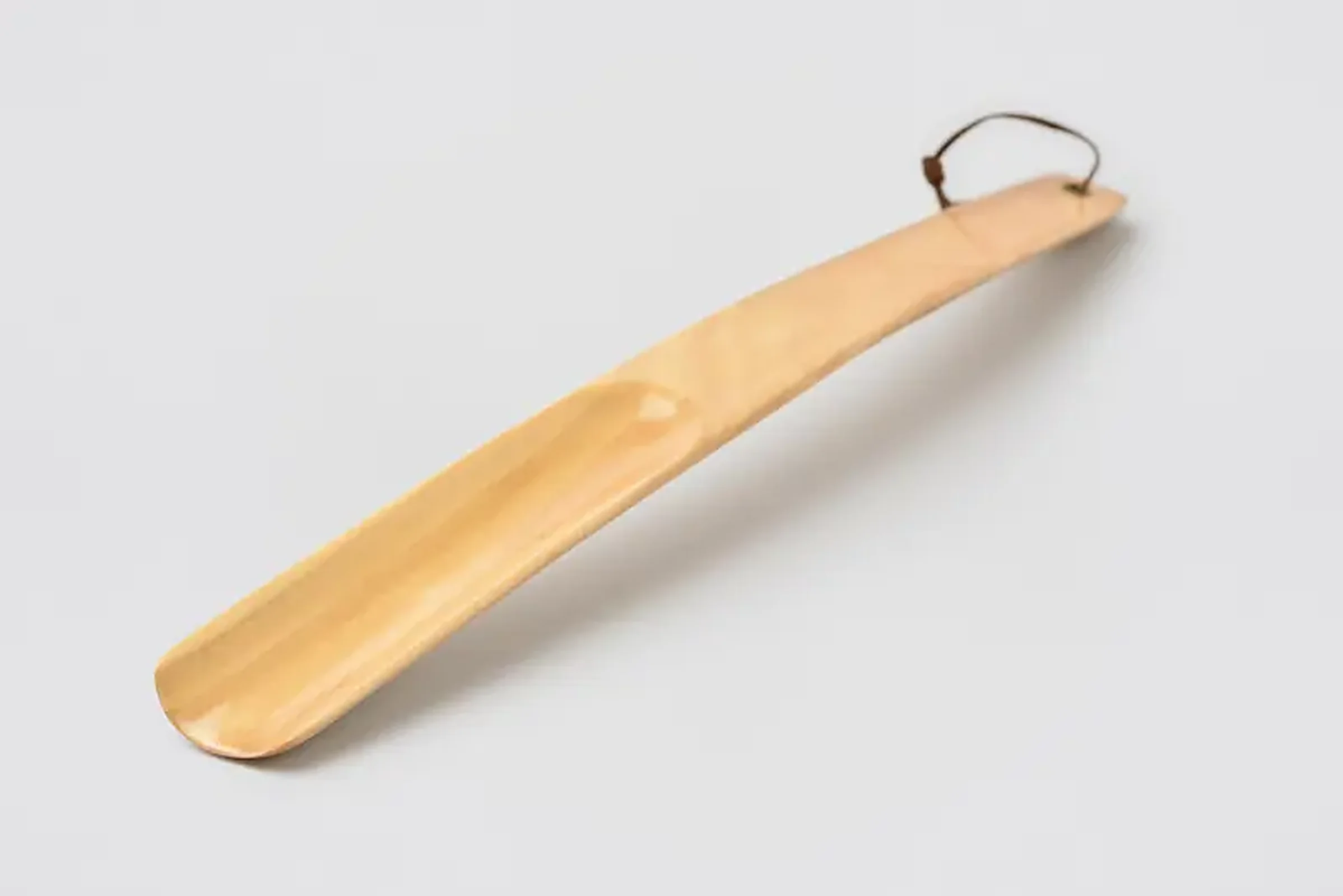 Schuhlöffel, Holz, 30cm, naturfarben