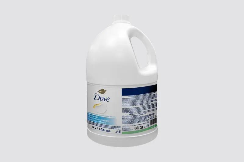 Dove Professional Hydrating Care – Bidon de recharge 5 L, Savon pour les mains