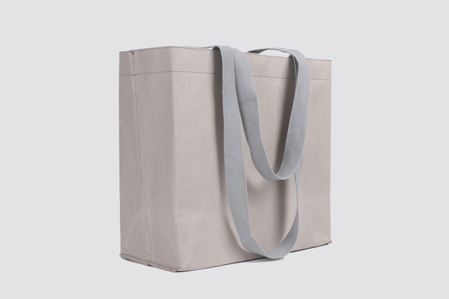 Sac de bien-être en cellulose, couleur :  gris clair, taille 60x36x17cm