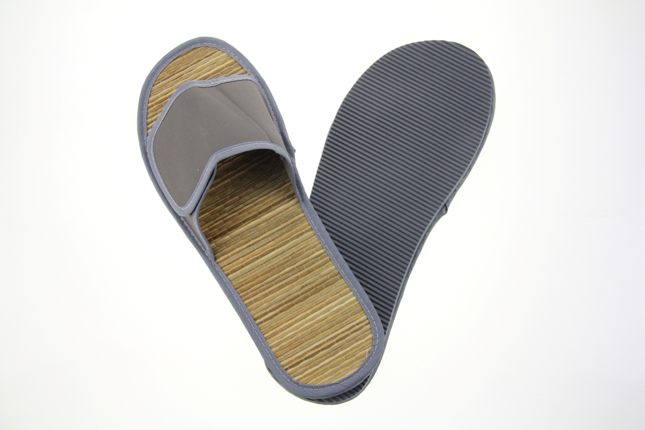 Bamboo Velcro open-toe, size 28.5cm