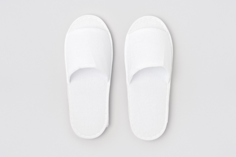 Nitra open-toe, white, size 28.5cm