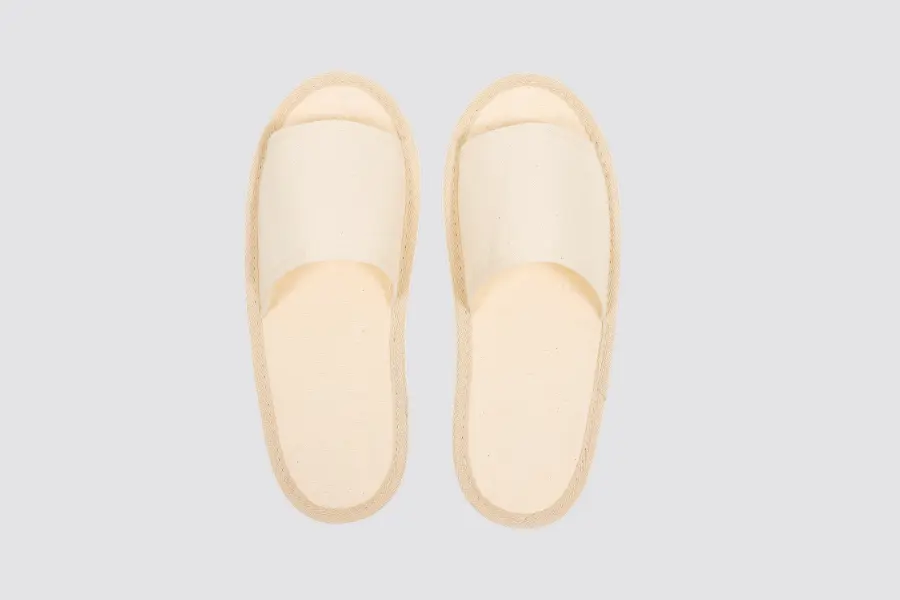 Havanna, punta abierta, longitud 28,5cm, suela de caña de azúcar | zapatilla de hotel