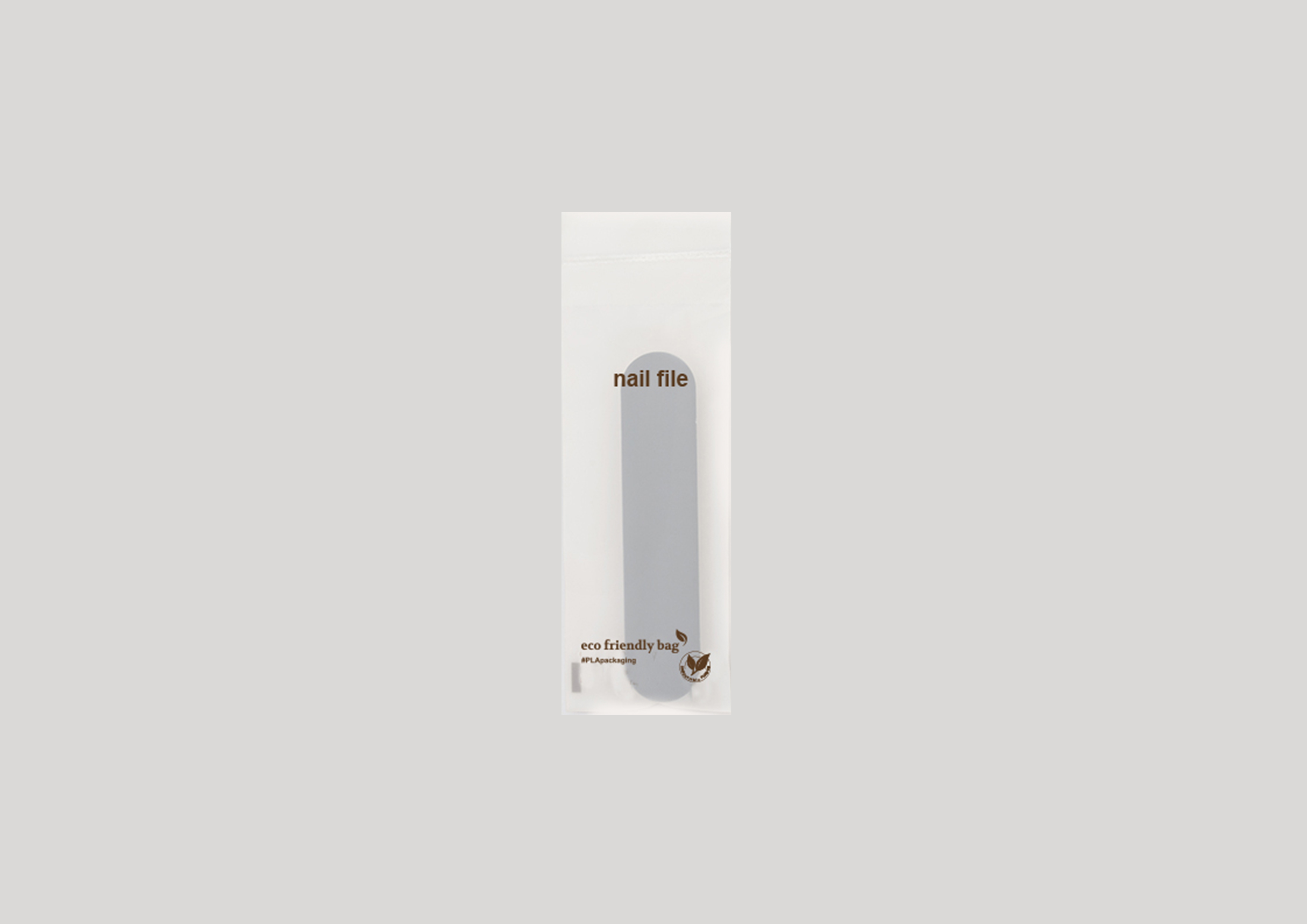 PLA ECO-FRIENDLY - Limetta unghia con gommino, 7cm