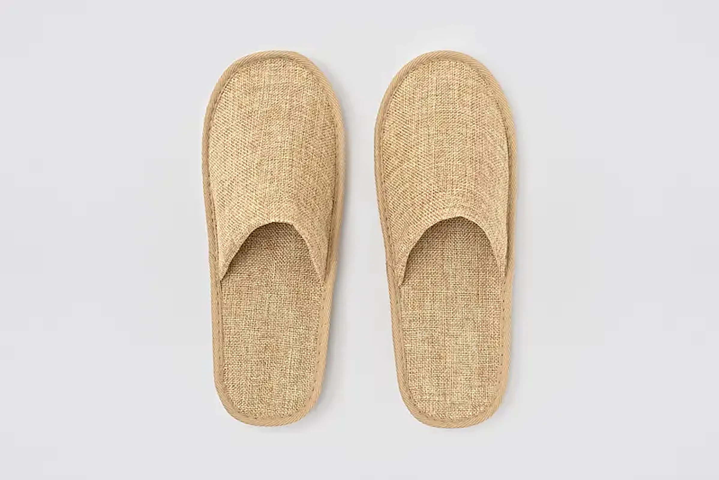 Natural-Flax, chiusa, lunghezza 28,5cm | pantofola per hotel
