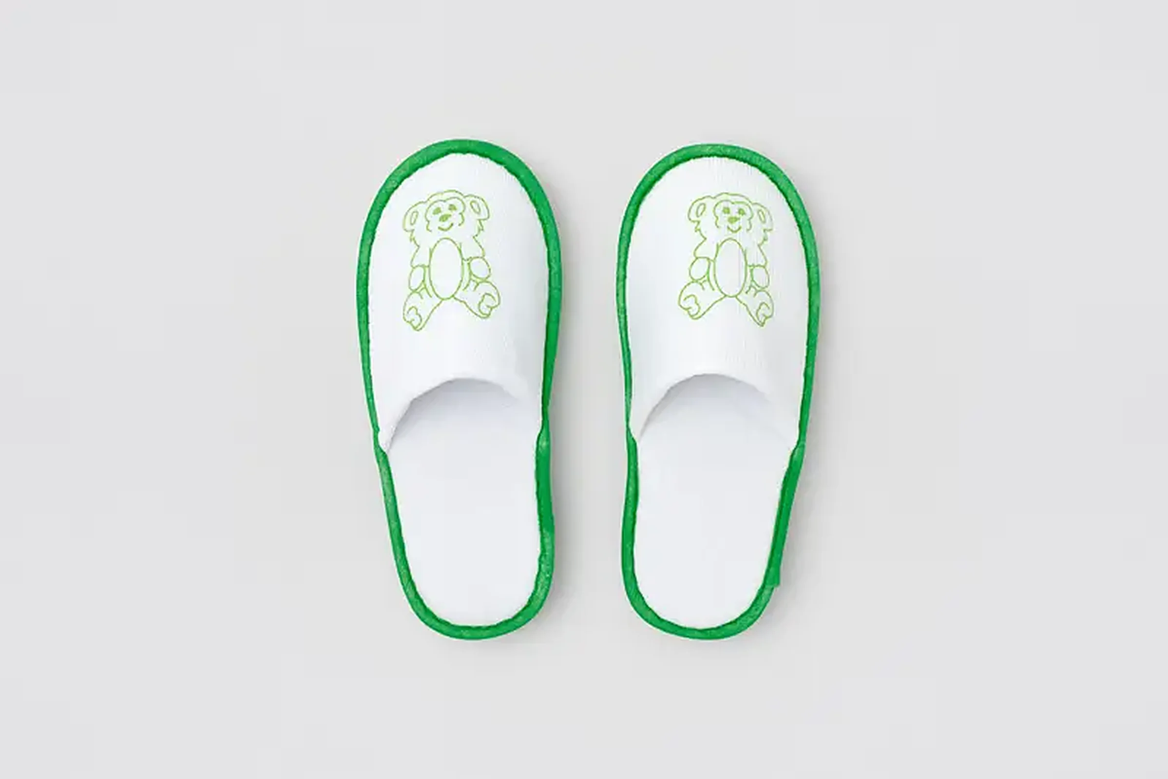 London oso, puntera cerrada, longitud 22,5cm | zapatilla de hotel
