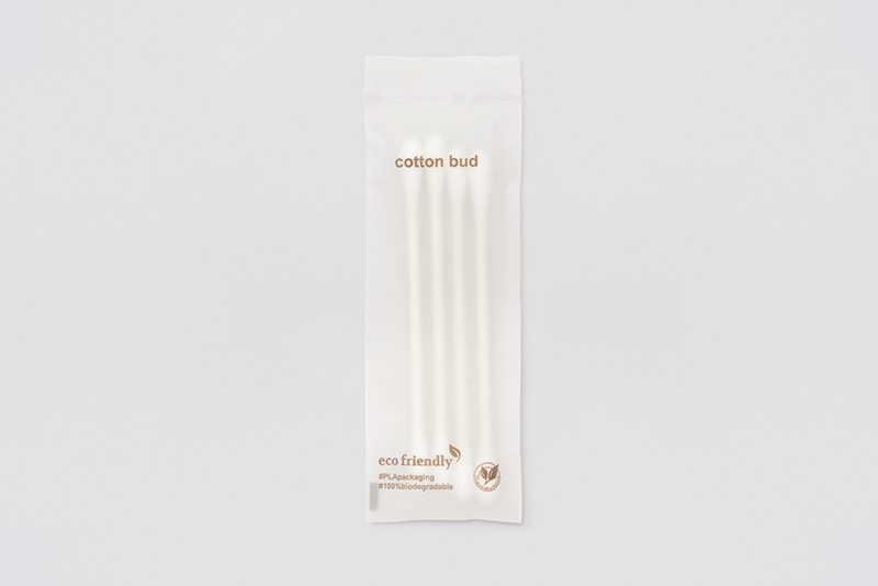 PLA ECO-FRIENDLY - 4 bastoncillos de algodón con palo de papel