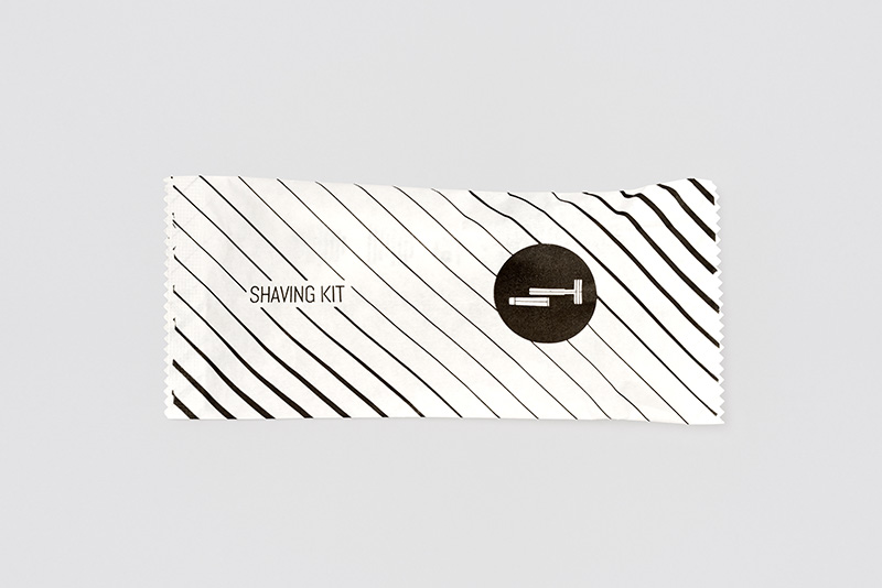BASIC SACHET LINE - Kit de rasage dans en sachet en papier