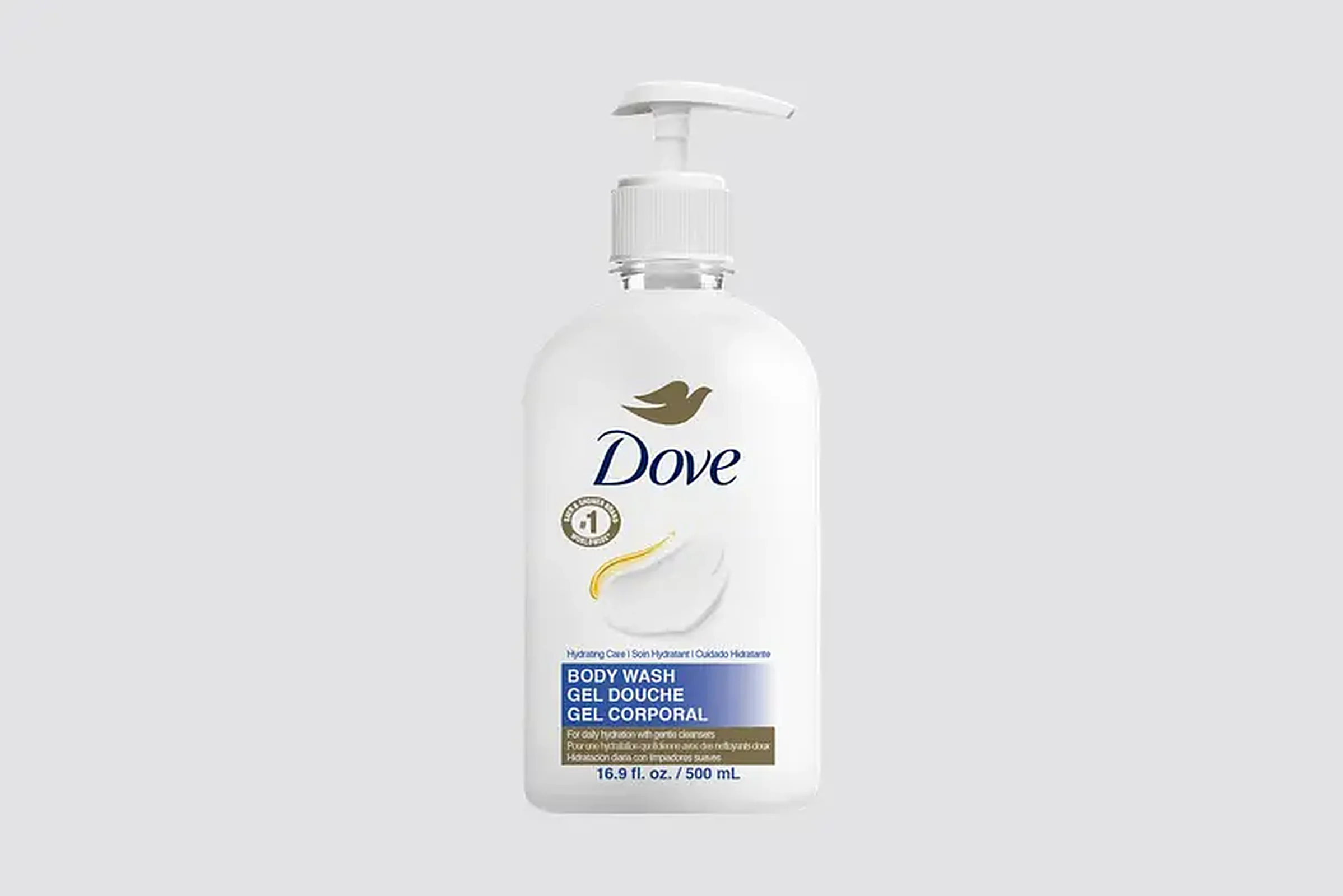 Dove Professional Hydrating Care – Dispenser 500 ml, Bagnoschiuma, con dosatore a pompa