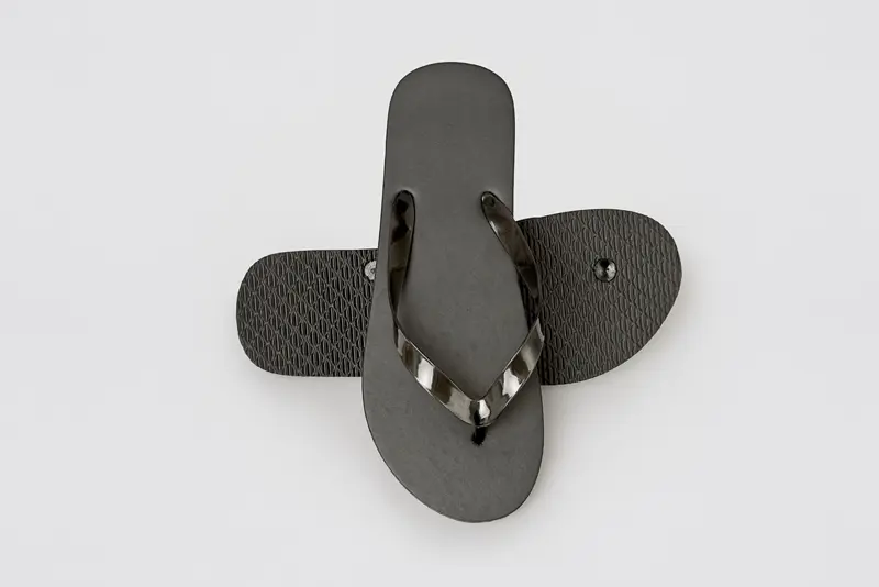 Beach Sandal, black, PE sole 15mm, size 28.6cm (43)