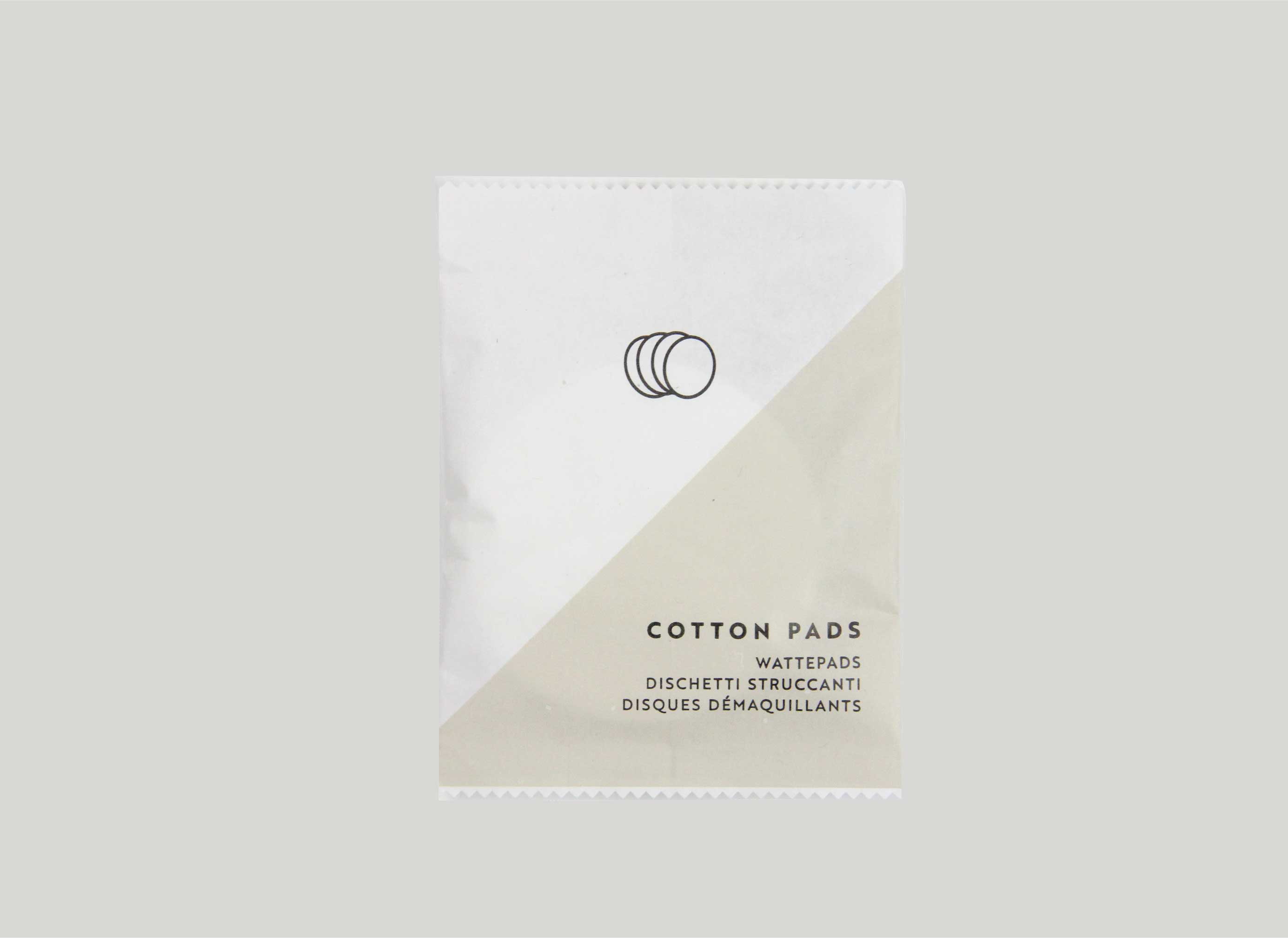 BASIC PAPER - 4 disques en coton 100% biologique dans un sachet en papier.