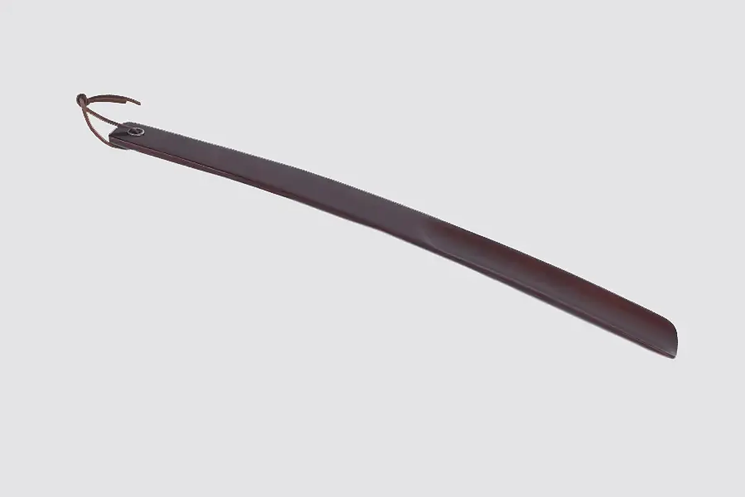 Schuhlöffel, Holz, 38cm, dunkelbraun