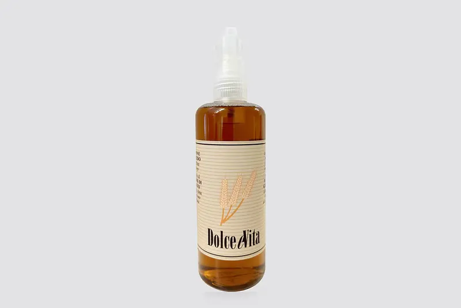 Distributeur Dolce eVita de 300 ml, savon liquide, avec pompe sur fond gris clair