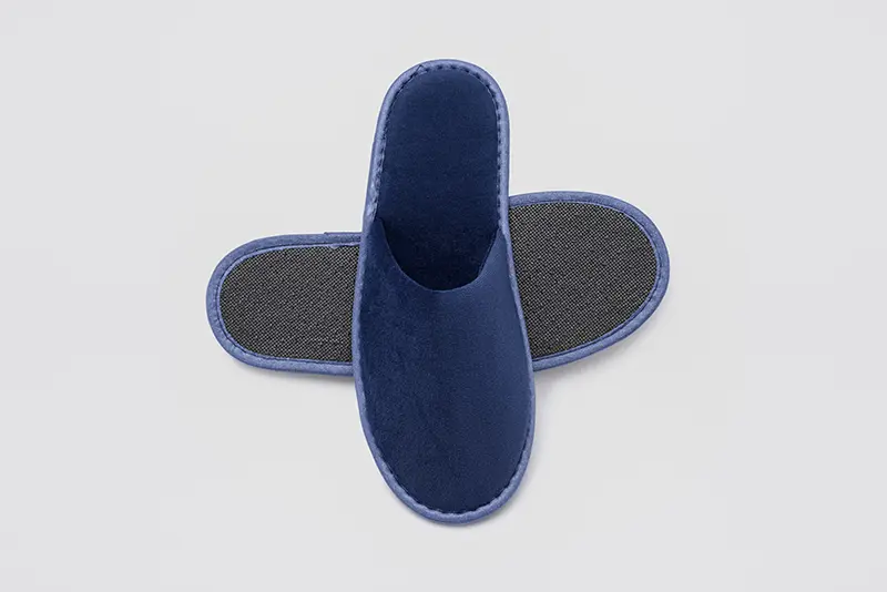 P-Andy Velour closed-toe, navy blue, 4mm, size 28,2cm