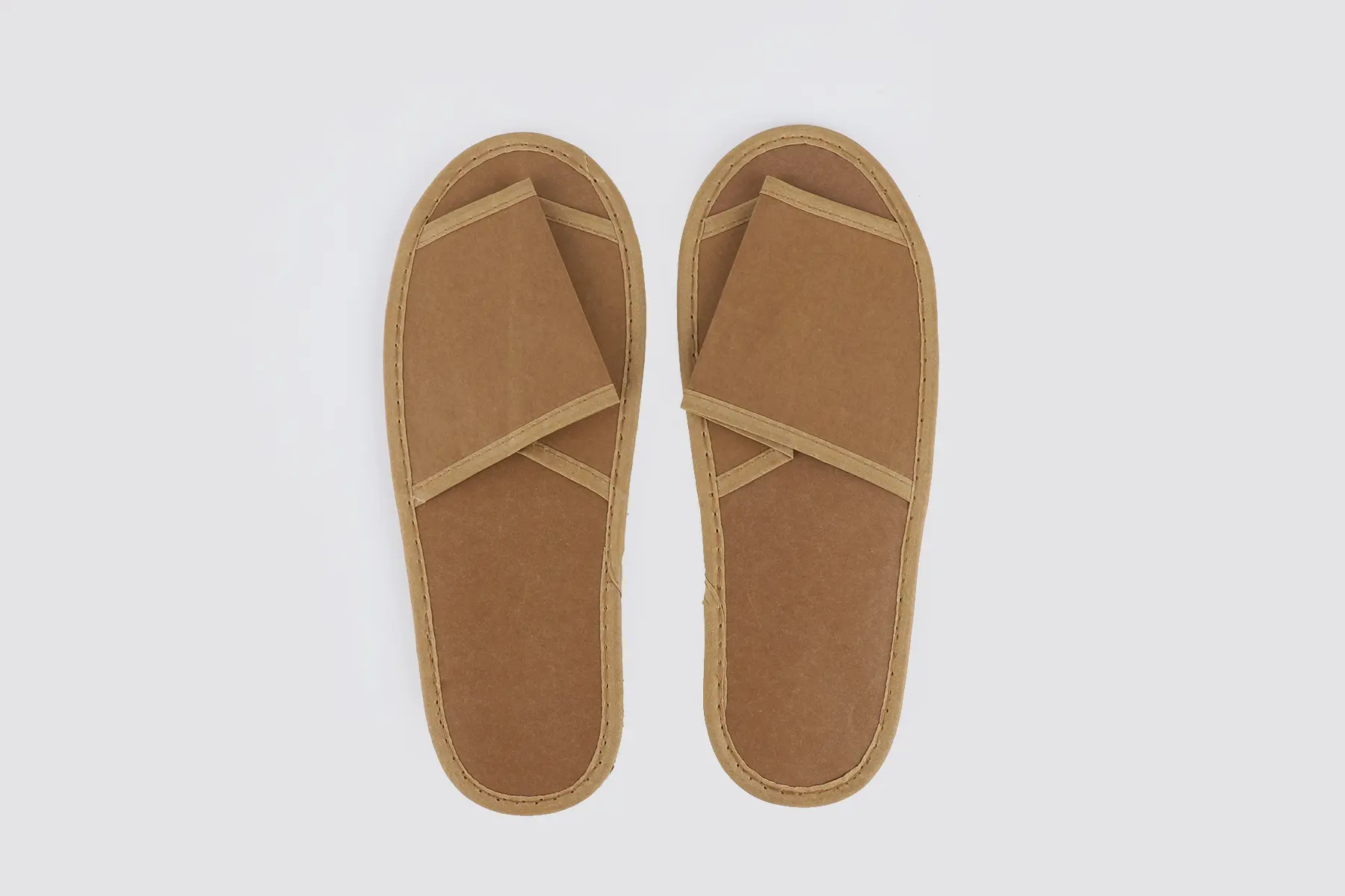 Palau, open-toe, size 29cm, straw-cellulose | Hotel slippers
