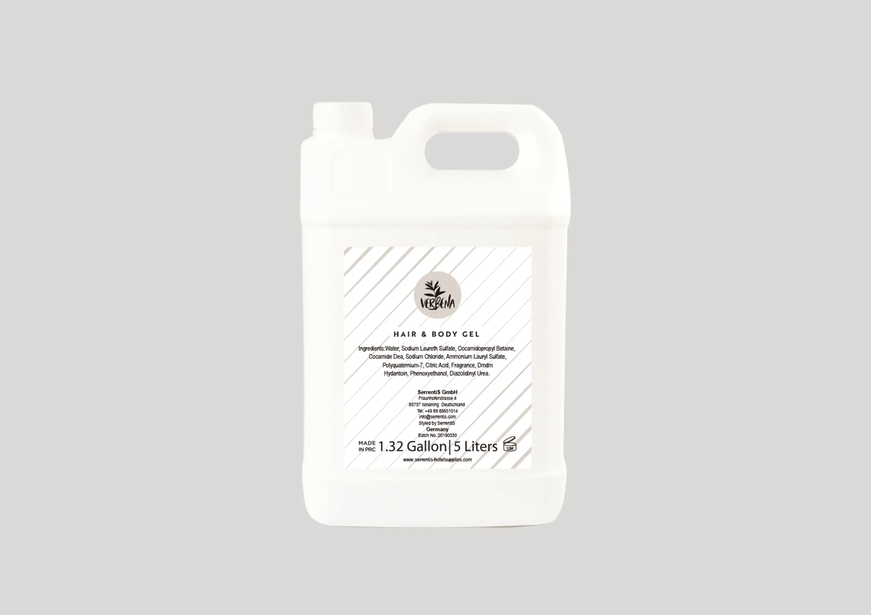 VERBENA LINE - Canister 5 LT. Hair & Body gel
