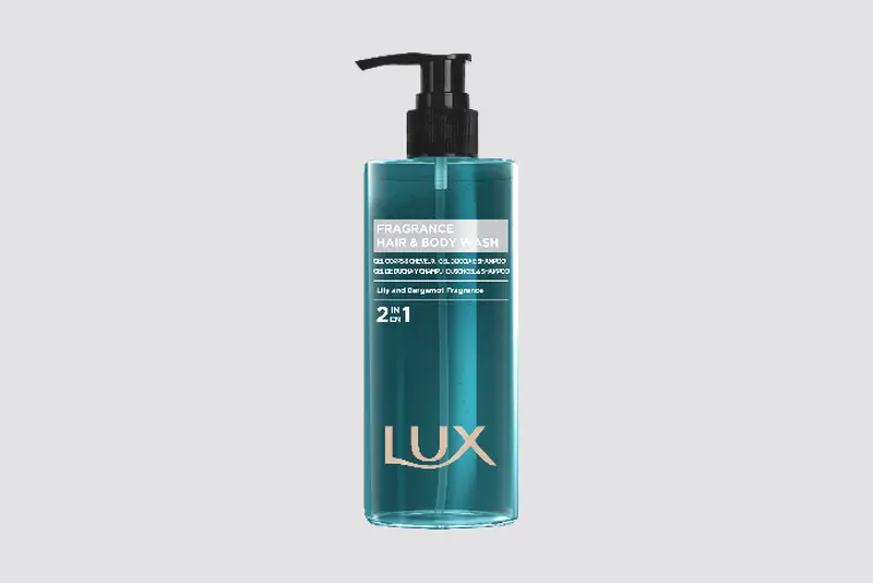 Lux Professional – Distributeur 500 ml, Gel douche et cheveux, avec pompe