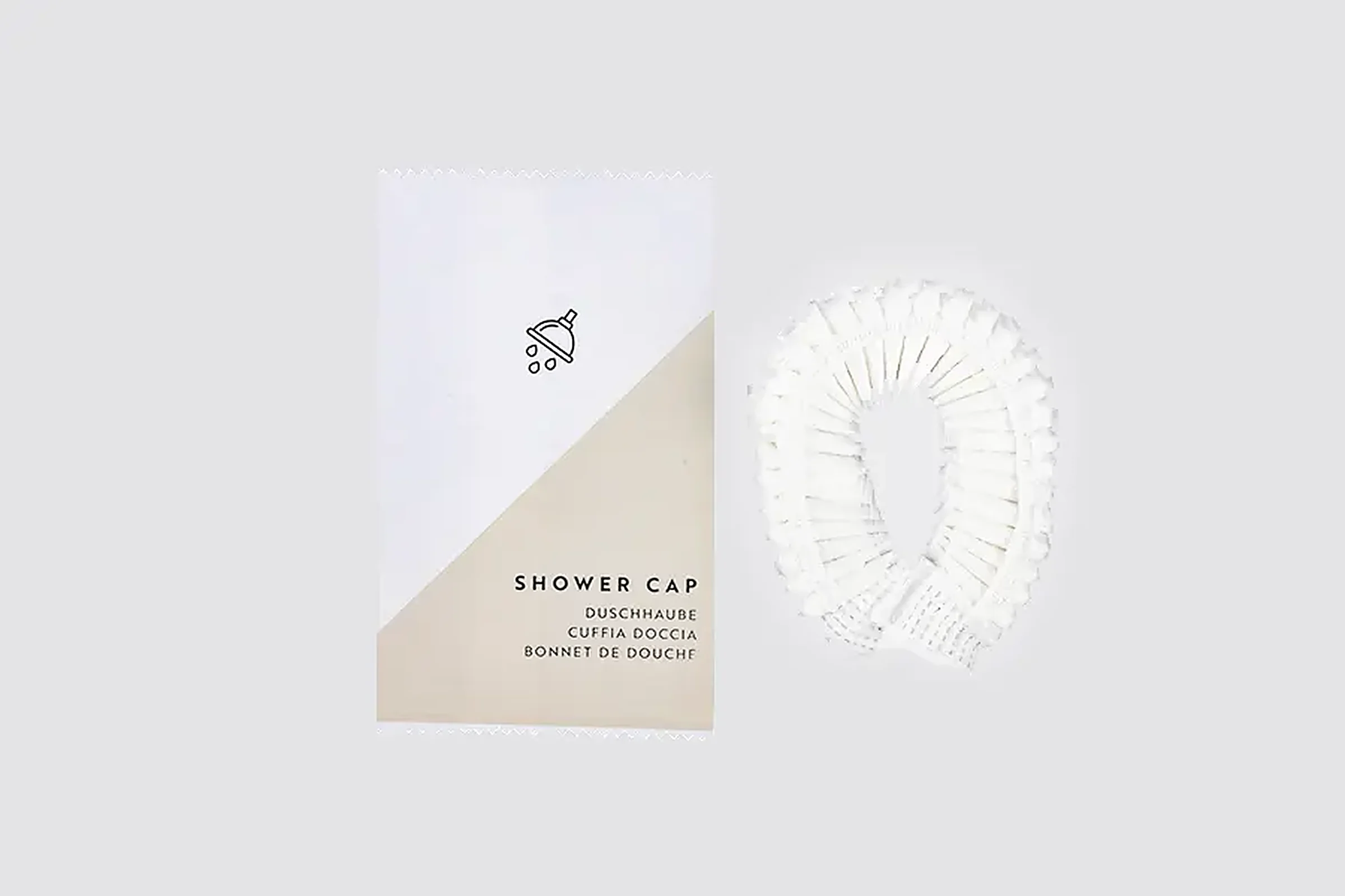 Elegant Amenities PLA Duschhaube in Papiersachet