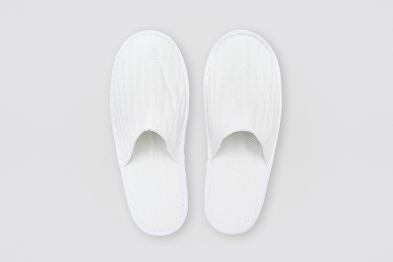 ECO-FRIENDLY LINE - Slipper Nature-Piquet closed-toe