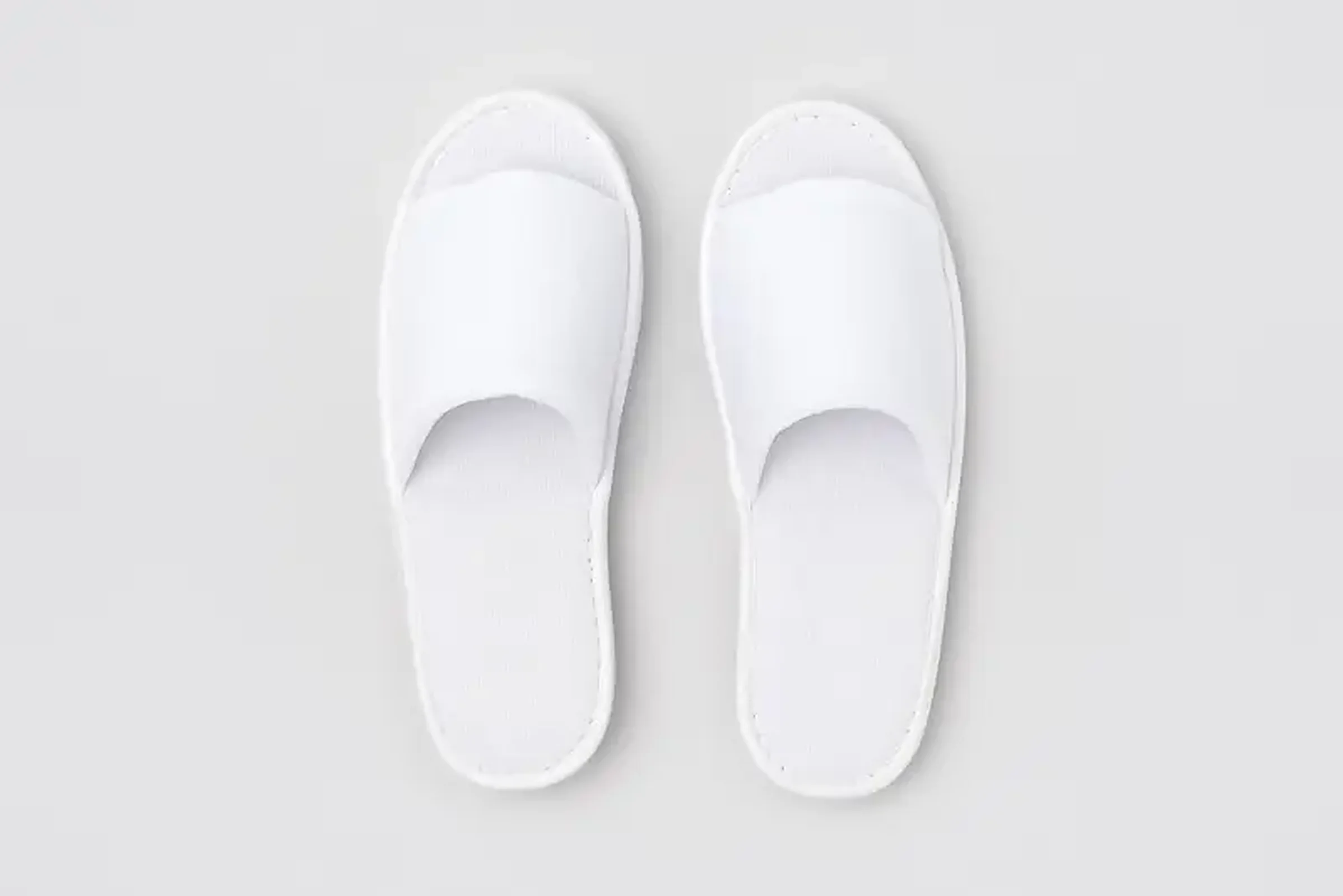 P-Berlin, aperta, bianco, 28,5cm | pantofola per hotel
