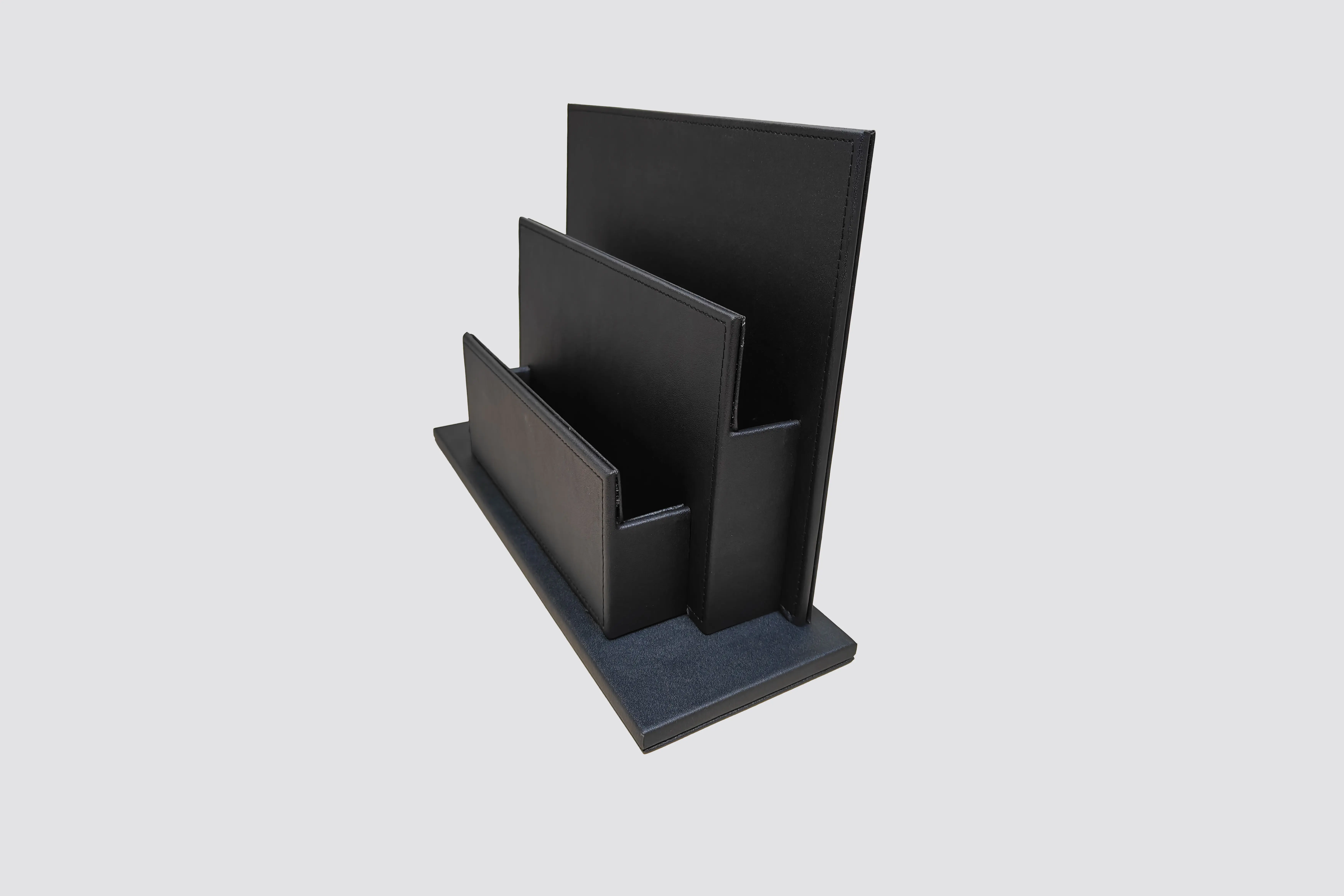 Prospekthalter, PU-Leder