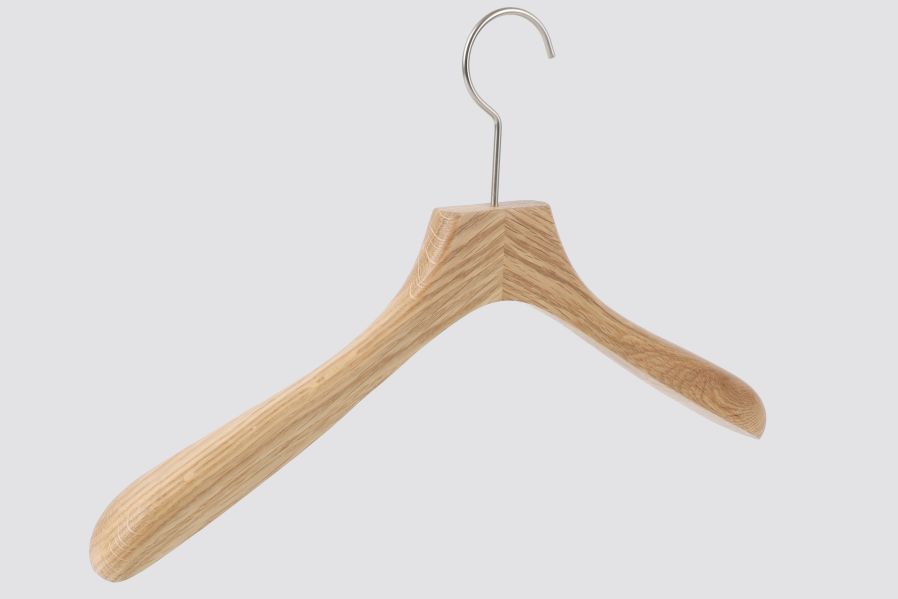 Old Style wooden hangers made of beech wood with hook