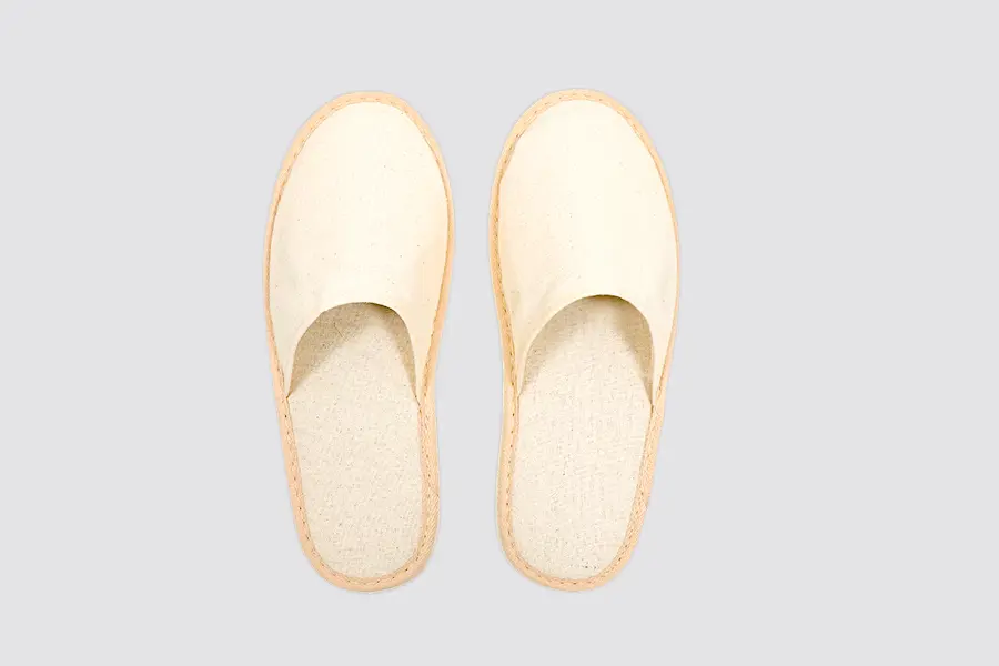 Gallura, closed-toe, size 28,5cm, cork sole | Hotel slippers