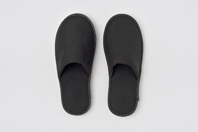 P-London closed-toe, black, size 28,2cm | Hotel slippers
