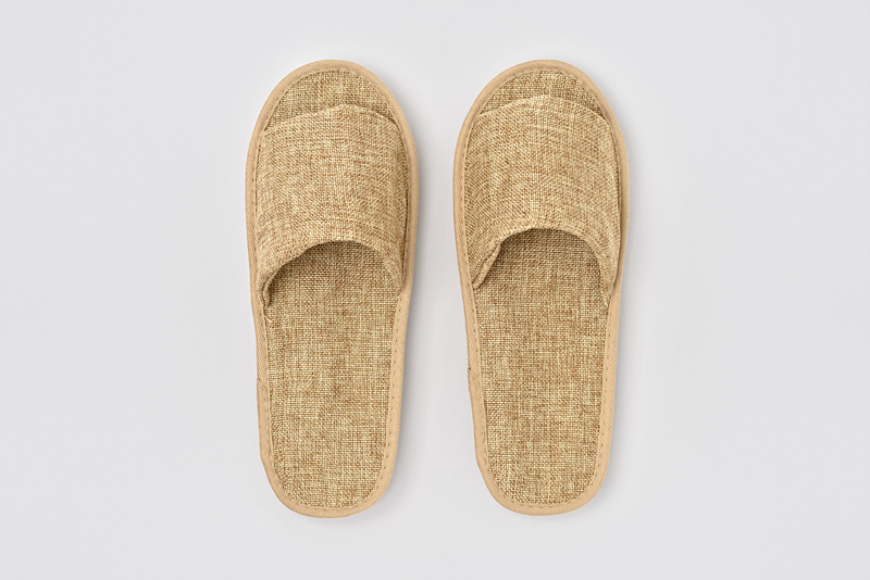 Natural-Flax open-toe, size 29.5cm