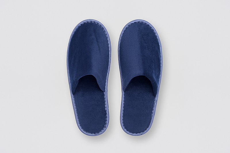 P-Andy Velour closed-toe, navy blue, 4mm., size 28.2cm