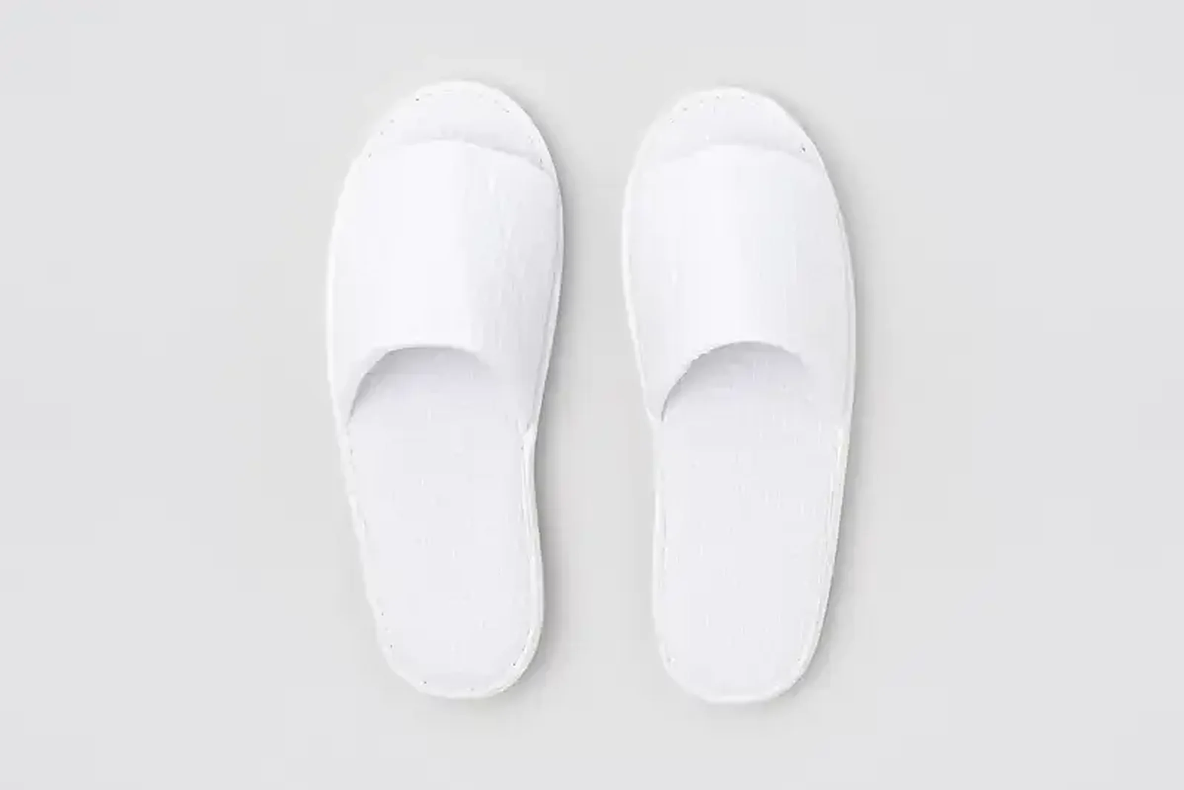 P-Piquet light, aperta, colore bianco, misura 28,5cm | pantofola per hotel
